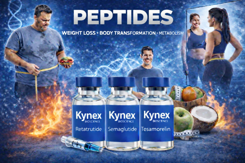 peptides for weight loss, metabolic health, body transformation by Kynex Bioscience South Africa