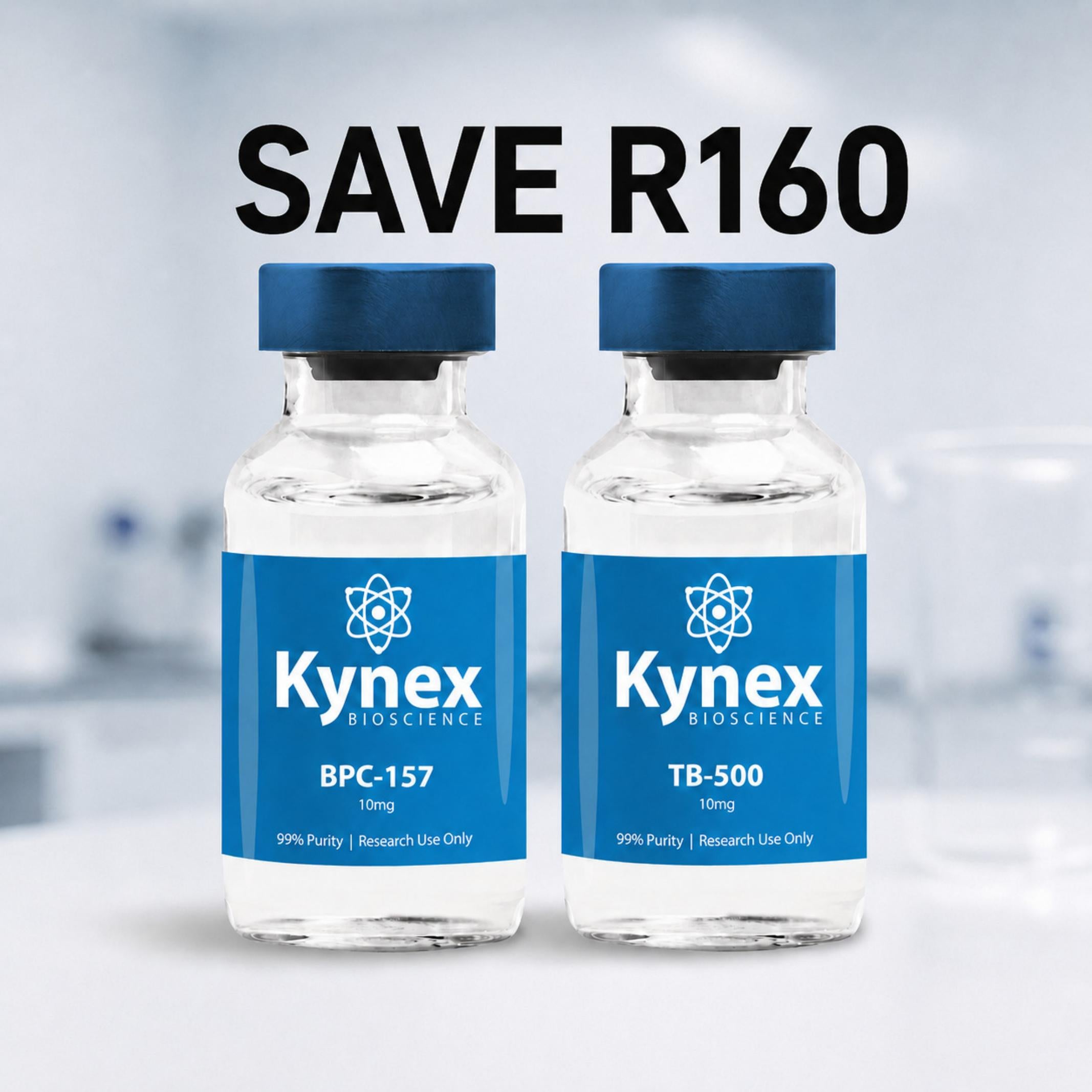 BPC-157 and TB-500 peptides for injury recovery for sale in South Africa from Kynex Bioscience