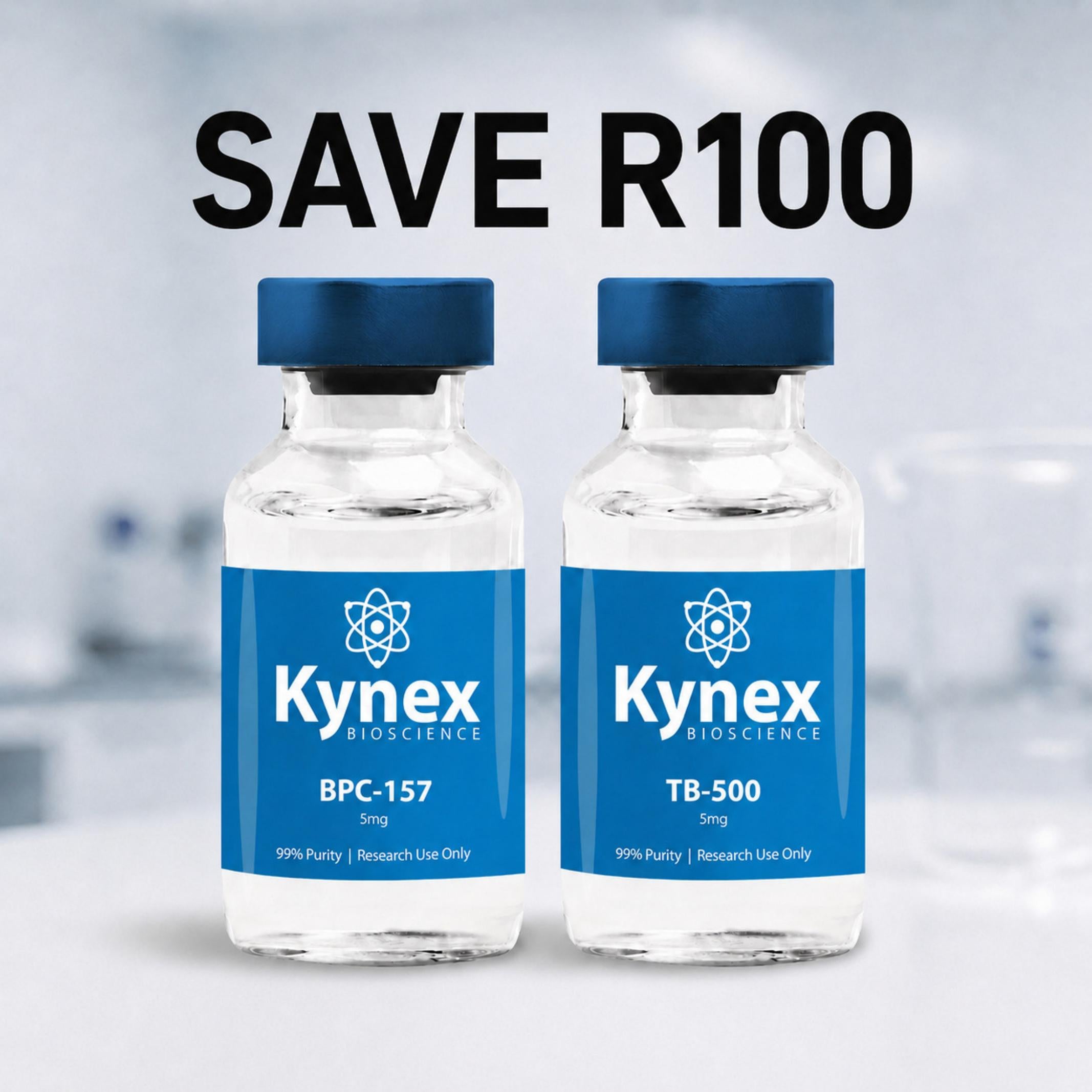 TB-500 and BPC-157 injury repair peptides for sale South Africa from Kynex Bioscience 