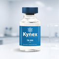 Close-up of TB-500 5mg lyophilized peptide vial by Kynex Bioscience South Africa